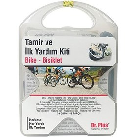 Resim Dr Plus Tamir ve İlk Yardım Kiti Bisiklet Minikit 46 Parça 