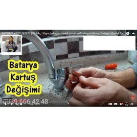 Resim Aç-Kapa Batarya Musluk Kartuşu 40 Lik - Düz Ayaksız Kartuş 1 