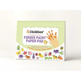 Resim ChildGen Parmak Boya Resim Defteri (Finger Paper Pad) 