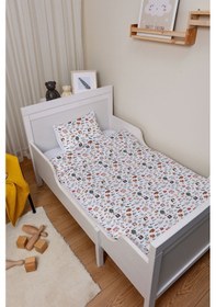 Resim Organik Park Yatak Nevresim Takımı 80x120 - Eğlenceli Kelimeler 
