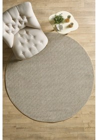 Resim Modern Halı Sisal Bukleli Halı Bej Halı Salon Halısı Oturma Odası Halısı Yuvarlak Halı Bej 