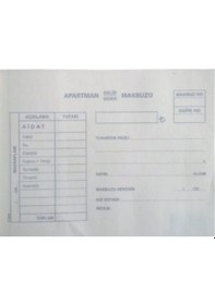 Resim Folix Apartman Makbuzu 14 X 20 Cm 2-50 2 Nüsha Otokopili 50 Yapra N11.342 