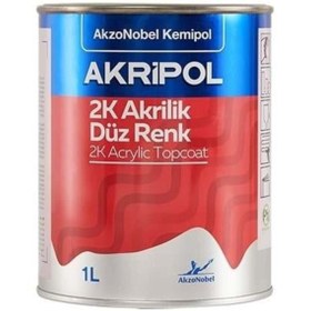 Resim AKZO NOBEL Akzo Kemipol Akrlik 2k Düz Boya 1lt 1.grup 
