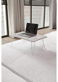 Resim Taşınabilir Katlanır Yatak Koltuk Üstü Hasta Servis Bilgisayar Çalışma Sehpası Kristal 