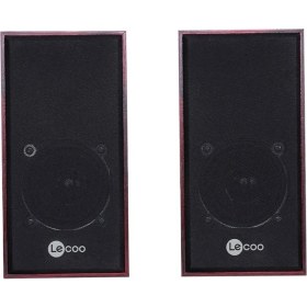 Resim Lenovo DS105 Lecoo Kompakt Masaüstü Ahşap 5W Rgb Aydınlatmalı Usb+3.5mm Jacklı Siyah Hoparlör 