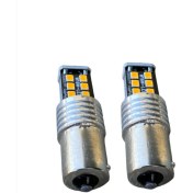 Resim EKT Tek Duy 15 LED Stop,sinyal, Geri Vites Ampulü 93 Tip turuncu 
