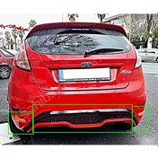 Resim Ford Fiesta St 3 Parça Arka Tampon Eki 2009-2014 