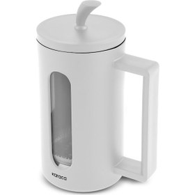 Resim Karaca Leya French Press Beyaz 800 Ml Beyaz 