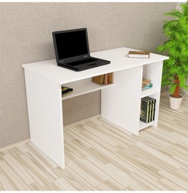 Resim Kalenderdekor1 Kalender Dekor Avel 120 Cm Çalışma Masası Ave01 Beyaz 