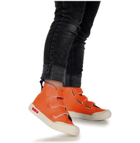 Resim Kiko Kids Garf Günlük Cırtlı Erkek Çocuk Bot Ayakkabı Turuncu Turuncu 
