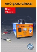 Resim Atlas Akü Şarj Cihazı 12 Volt 72 Amper 5 Yıl Garanti 