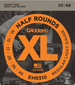 Resim D'addario Ehr310 Half Rounds Regular Light Takım Tel Elektro Gitar 