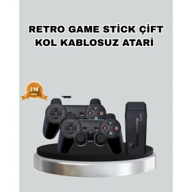 Resim TE Dükkan Buğz 2.4g Kablosuz Mini Oyun Konsolu Taşınabilir ve Şık Tasarım 