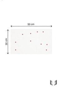 Resim Yiğit Metal Mıknatıslı Pano Beyaz Ofis/çalışma Odası İçin Mıknatıs Hediyeli Metal Magnet Hatıra Panosu 50 x 30 CM 