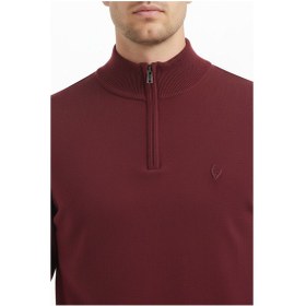 Resim Legato Erkek Triko 6455 Bordo 