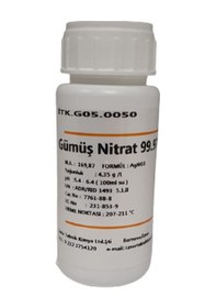 Resim Gümüş Nıtrat 99.97 % - 50 Gr 