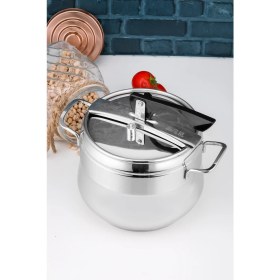 Resim Cooker 8 Litre Paslanmaz Çelik Düdüklü Tencere - Yüksek Kapasite ve Hızlı Pişirme Konforu 