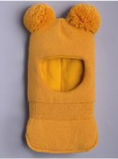 Resim Sweet Moment Çocuk Kışlık Örgü Şapka Kask 138254755 Hardal Rengi 