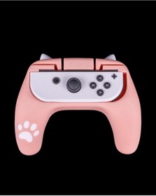 Resim OddieArtStore Nintendo Switch Joy-Con Kılıf ( Pati Şekilli ) 