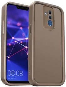 Resim Huawei Mate 20 Lite Kılıf Viera Silikon Kapak + Ekran Koruma + Kablo Koruma Kahverengi 