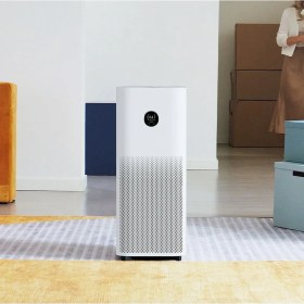 Resim Xiaomi Hepa Alerjik Filtreli Premium Üst Donanımlı Akıllı Hava Temizleyici, 104 M², Alerjen Giderme, Akıllı Kontrol, Gerçek Zamanlı Hava Kalitesi Izleme + Luciole Beyaz Lambader 
