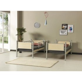 Resim Teknor Genç Çocuk Odası Ahşap Başlıklı 90 x 200 Metal Ranza 