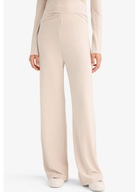 Resim Defacto Beli Lastikli Wide Leg Geniş Paça Eşofman Altı F0981ax25wnbg583 Bej-bg583 