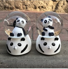 Resim Büyük Boy Panda Kar Küresi Tg-v 2182 