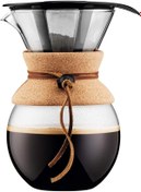 Resim Bodum Pour Over Kahve Hazırlayıcı, Kalıcı Filtre, Şeffaf, 14 X 16.3 X 20 Cm 