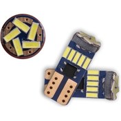 Resim Asegaraj T10 LED 12V 5W Beyaz Park Ledi 15SMD 2 Adet 