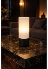 Resim Nova Model - Led Abajur - Masa Lambası - Usb 5v İle Çalışır - Slim Led Aydınlatması Dahildir - Dekoratif Lamba - Renk Seçenekli Çok Renkli 