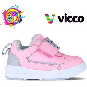 Resim Vicco Fidel Ortopedik Ilk Adım Bebek Çocuk Spor Ayakkabı Pudra Pudra 