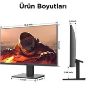 Resim Koorui 21.5" 22n1 75hz 6ms Va Fhd (HDMI, VGA) Monitör 