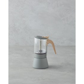 Resim UltraMint Paslanmaz Çelik 4 Cup Moka Pot, 160 Ml, Yeşil Renkli 
