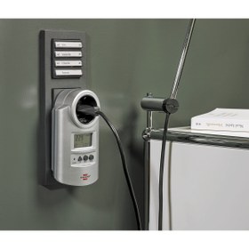 Resim Magnotto Dijital Ekran Zaman Ayarlı Priz Mekanik Saat Ayarlı Priz Saatli Elektrik Zamanlayıcı Timer Steckdose 
