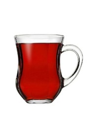 Resim Paşabahçe Dem Kulplu Çay Bardak -6'lı Çay Bardağı 