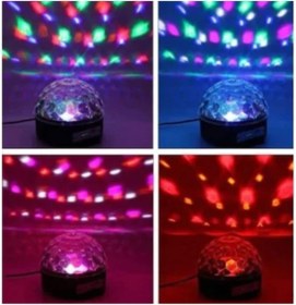 Resim HRN034 Led Işıklı Bluetooth Özellikli Disko Topu Sd Kart Ve Usb Bellek Girişli Hoparlör H&A 1150700 