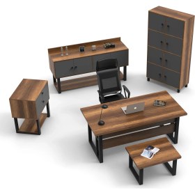 Resim Robin Home Vivaldi Abcdf Ofis Büro Masa Takımı Barok 