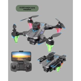 Resim Esranın Dünyası Katlanabilir Drone 1080P Kamera 0-100M Uçuş Mesafeli RSKRG34-ESRDNS 