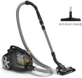 Resim Philips Marathon Ultimate Toz Torbasız Elektrikli Süpürge, PowerCyclone 10, TriActive Ultra Başlık, NanoClean, Allergy H13 Filtre, XB9125/07 