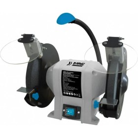 Resim Mac Allister 400 Watt 200 mm Lambalı Çark Taş Motoru Saçaklı Fırça Hediyeli 