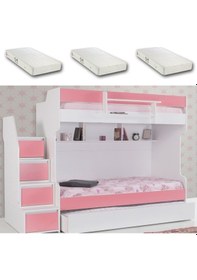 Resim Setaymobilya Ranza, Cesur Pembe Ranza +3 Adet Comfort Yatak - Setay Genç Odası 