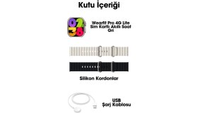 Resim Wearfitpro Hk Ultra One 4g 5g Destekli Sim Kartlı Kameralı Btk Kayıtlı 2.02 Amoled Akıllı Saat + Gt3 Max Hediye 