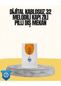 Resim Mey İthalat Kablosuz Kapı Zili Düzenli Ve Konforlu Yaşam Alanları İçin 
