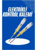 Resim TeknoKesgin Çift Uçlu Kontrol Kalemi Elektrik Test Kalemi Şeffaf 