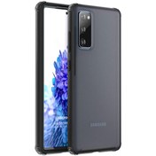 Resim Samsung Galaxy S20 Fe Kılıf Frosted Frame Siyah Microsonic