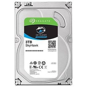 Resim Seagate Skyhawk 3.5 3TB Sata 3.0 64MB 180MB/S 5400 RPM ST3000VX009 HDD & Harddisk 