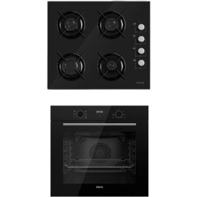 Resim Ferre Flowart Serisi 2'li (QBL63CS 2140 ) Ankastre Set 