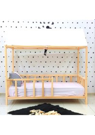 Resim Markaawm Montessori Yatak Istanbul Masif Karyola Doğal Çam 