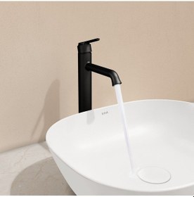 Resim VitrA A4288236 Origin Classic Çanak Lavabo Bataryası Mat Siyah 